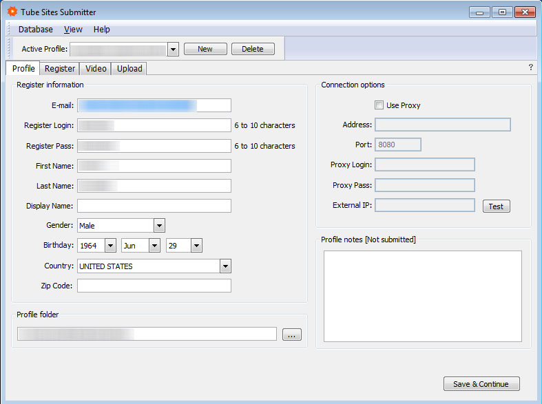 Tube Sites Subitter software